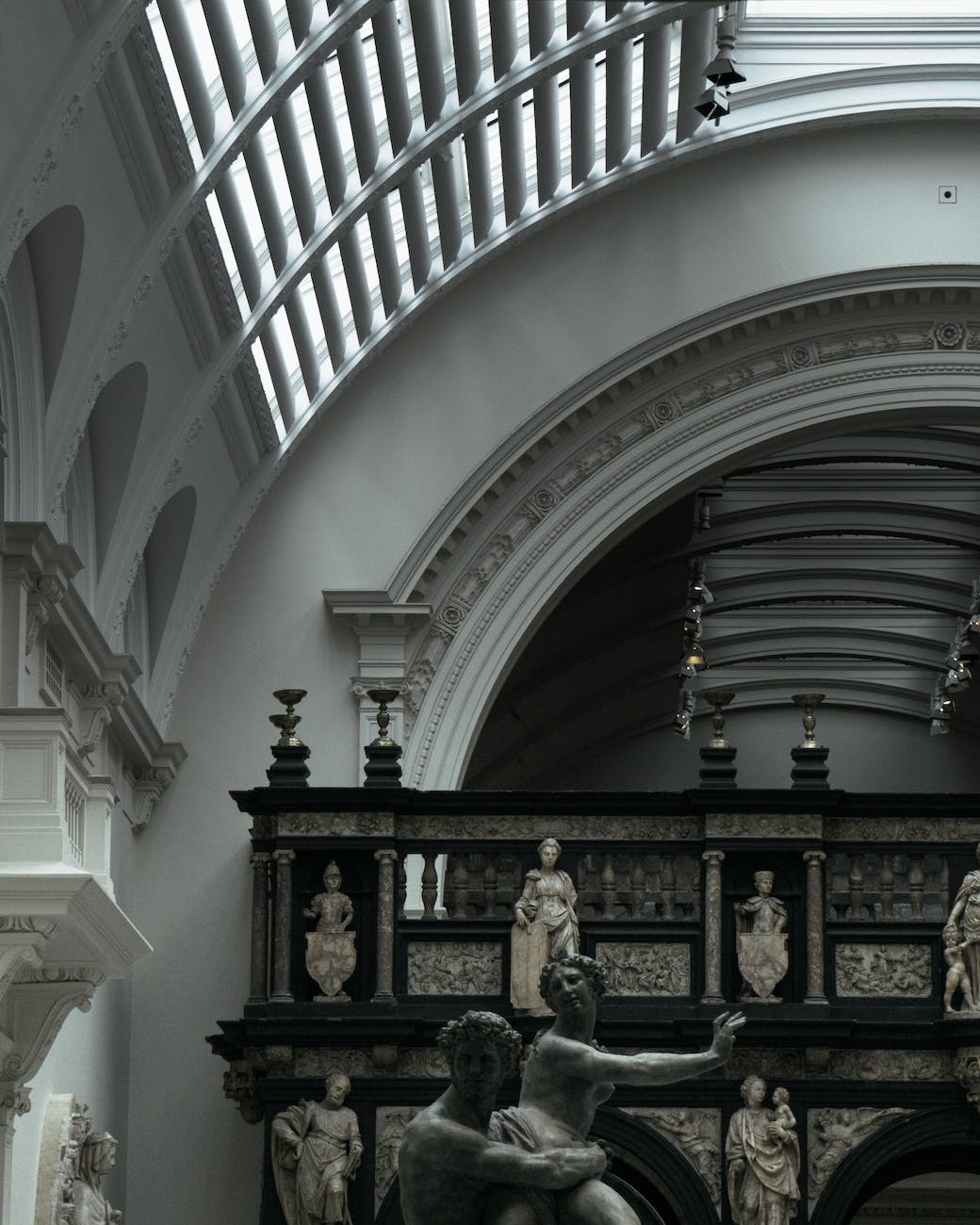 statues inside a museum