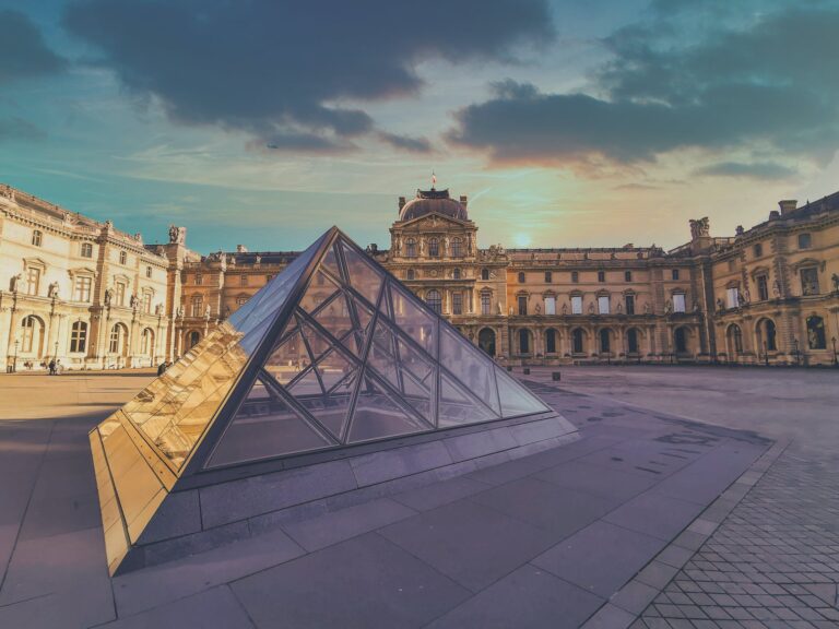 brown concrete building during sunset