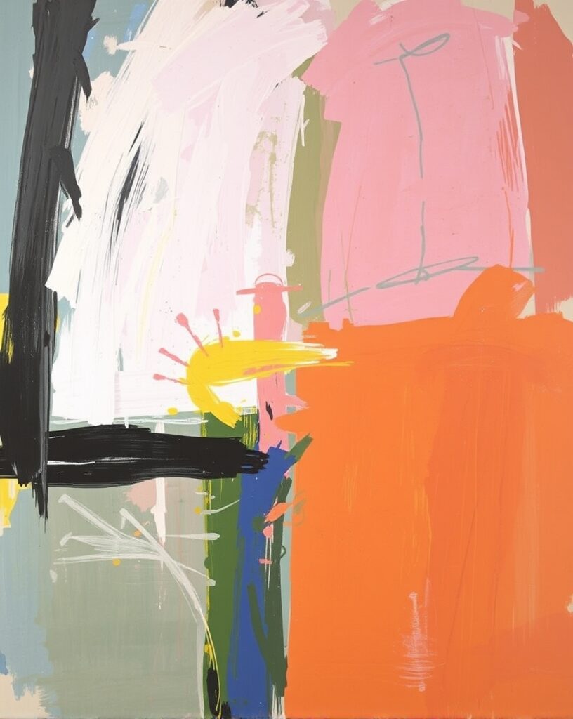 Abstract Expressionism, the movement that followed in the footsteps of early abstraction pioneers like Kandinsky and Malevich, emphasized the spontaneous, improvisational process of creating art.