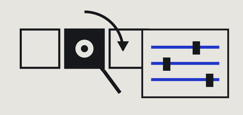 Drum machine tutorial: holding a step opens level, nudge and repeat